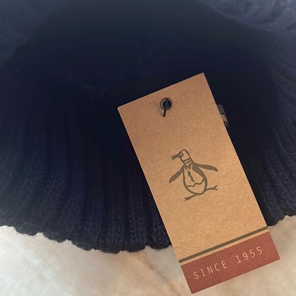 Original Penguin Knit Toque - Navy / Black One Size - Picture 3 of 3